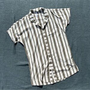 RVCA Women’s Striped Button Down Dress